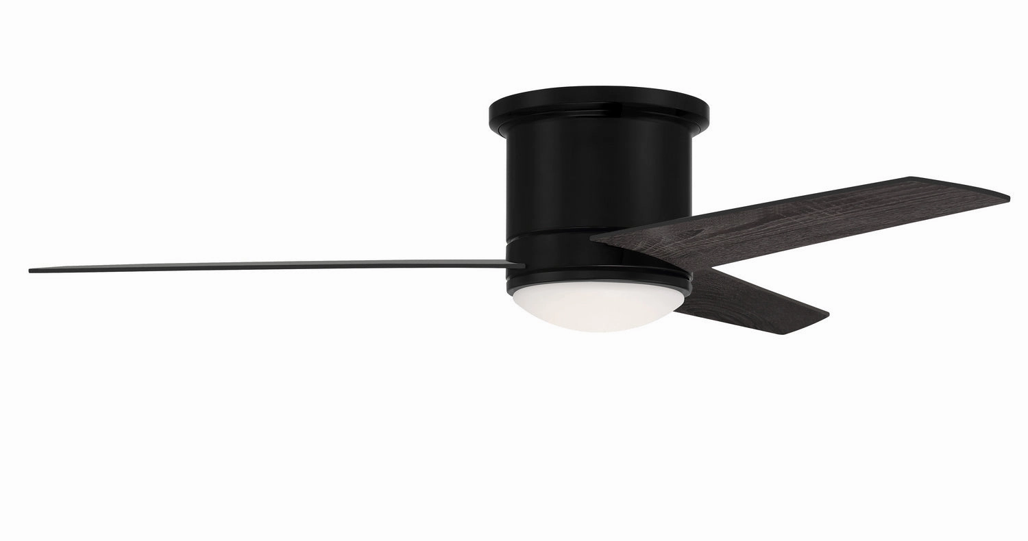Cole 52 Indoor/Outdoor 52"Ceiling Fan Flat Black quiet medium fans for living room use