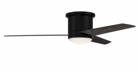 Cole 52 Indoor/Outdoor 52"Ceiling Fan Flat Black quiet medium fans for living room use