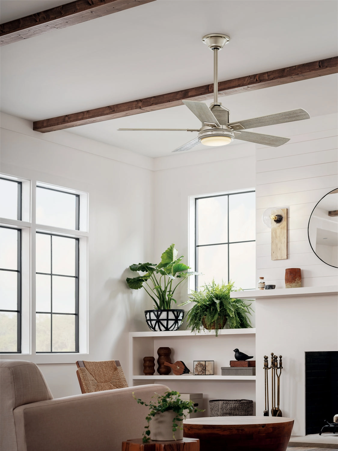 Colerne 52"Ceiling Fan Brushed Nickel