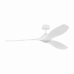 Collins 60"Ceiling Fan Matte White modern medium fans for everyday cooling