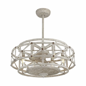 Colonade 6-Light Fan D'Lier modern fandeliers for living rooms