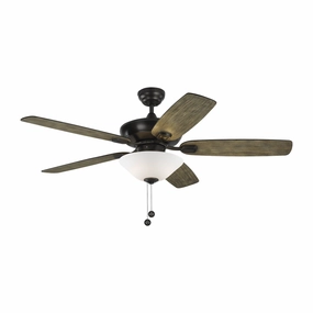 Colony 52" Ceiling Fan Aged Pewter medium size fans for home ventilation