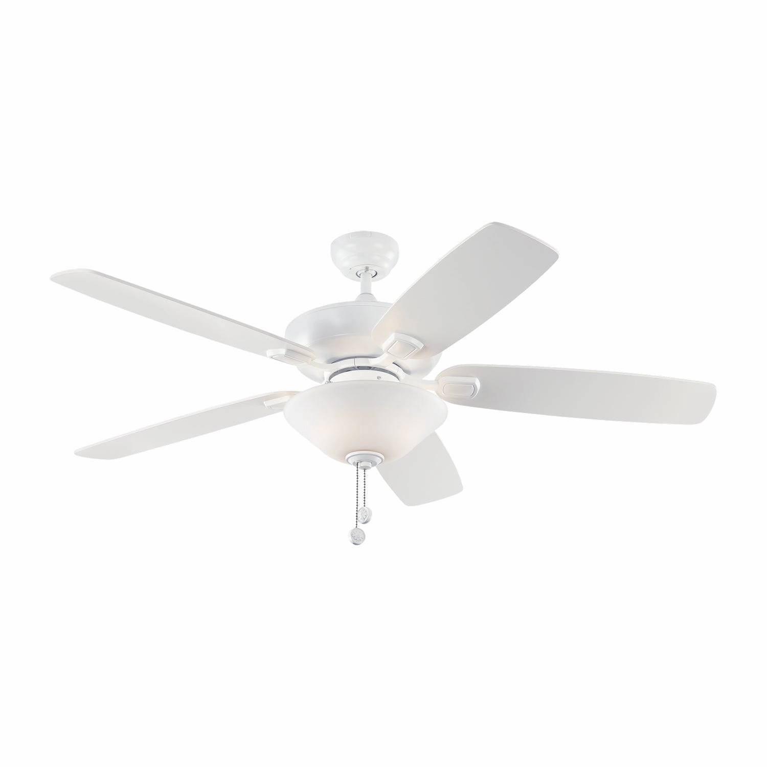 Colony 52" Ceiling Fan Matte White stylish medium fans for contemporary homes