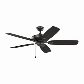 Colony 52" Ceiling Fan Midnight Black energy-efficient medium fans with remote