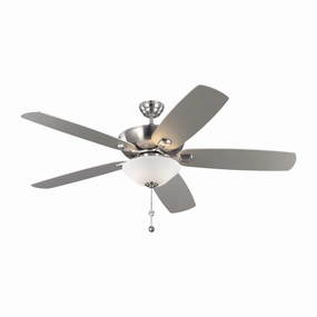 Colony 60" Ceiling Fan Brushed Steel portable medium fans with handle design