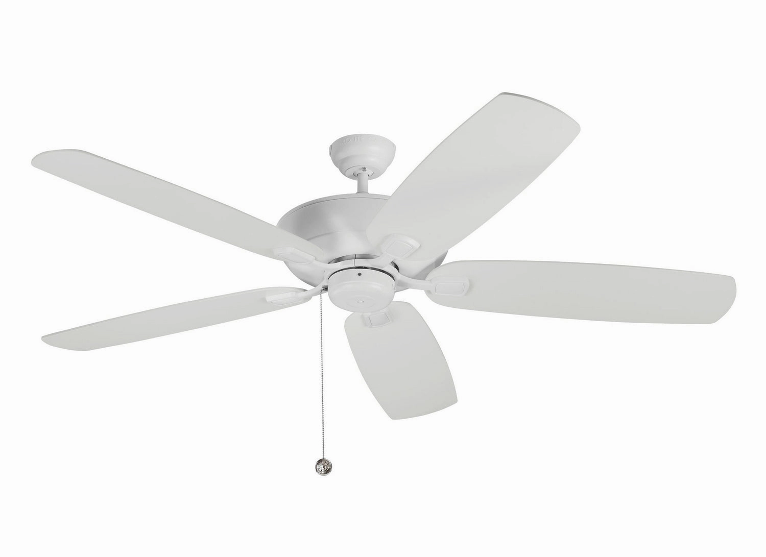 Colony 60" Ceiling Fan Matte White portable medium fans with handle design