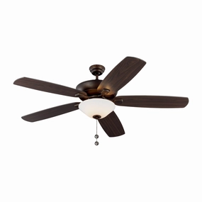 Colony 60" Ceiling Fan Roman Bronze oscillating medium fans with strong airflow