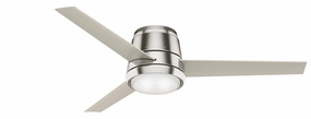 Commodus 54"Ceiling Fan Brushed Nickel medium electric fans for multi-room use