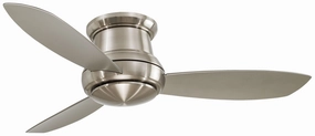 Concept Ii 52" Led 52"Ceiling Fan Brushed Nickel quiet medium fans for living room use