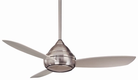 Concept L Wet 52" Led 52"Ceiling Fan Brushed Nickel Wet stylish medium fans for contemporary homes
