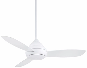 Concept L Wet 52" Led 52"Ceiling Fan White medium electric fans for multi-room use