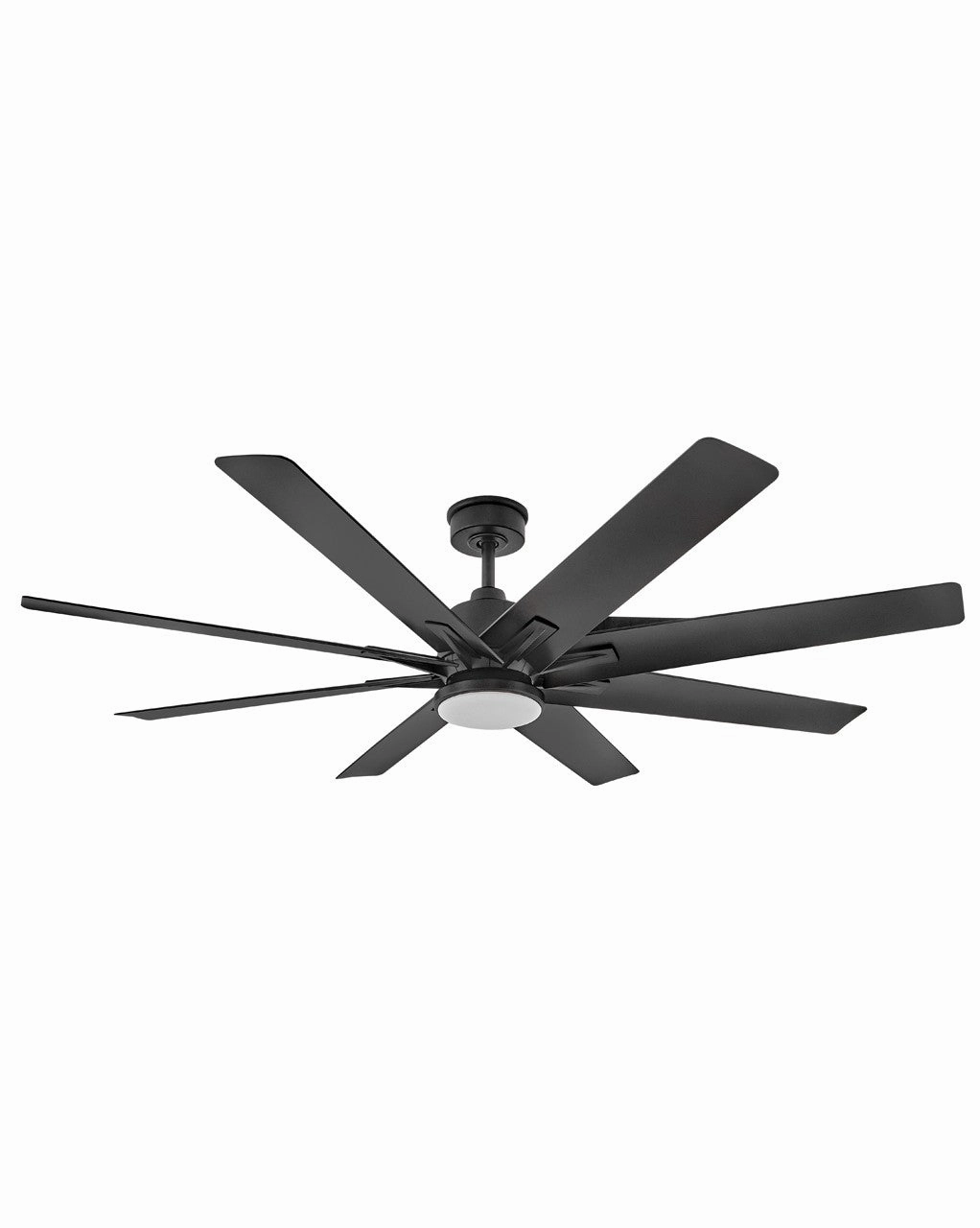 Concur 66"Ceiling Fan Matte Black compact medium fans for desks and counters