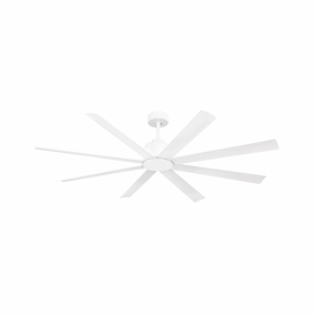 Condor 65" Ceiling Fan Matte White energy-efficient medium fans with remote