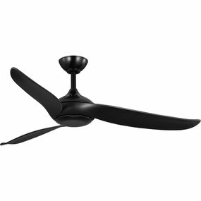 Conte 52"Ceiling Fan Matte Black modern medium fans for everyday cooling