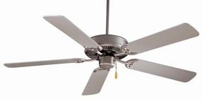 Contractor 52" 52"Ceiling Fan Brushed Steel versatile medium fans for any space