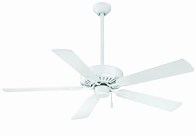 Contractor Plus 52"Ceiling Fan Flat White oscillating medium fans with strong airflow