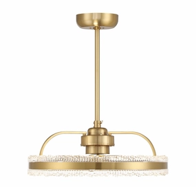 Corona LED Fan D'Lier Warm Brass best small fans for home and travel