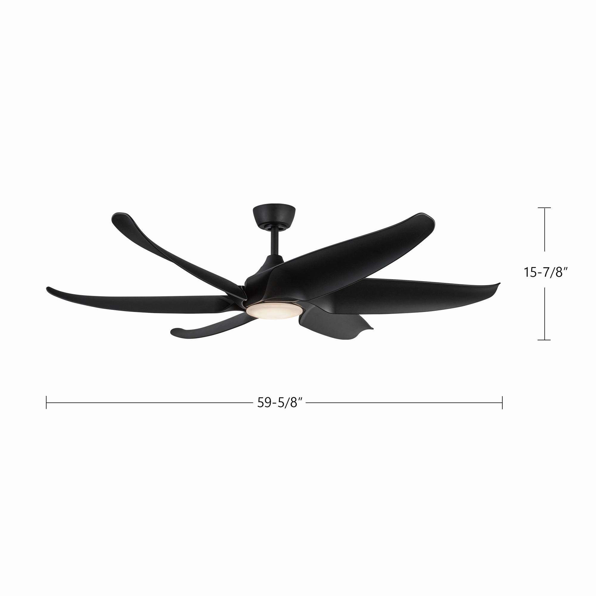 Coronado 60"Ceiling Fan Matte White