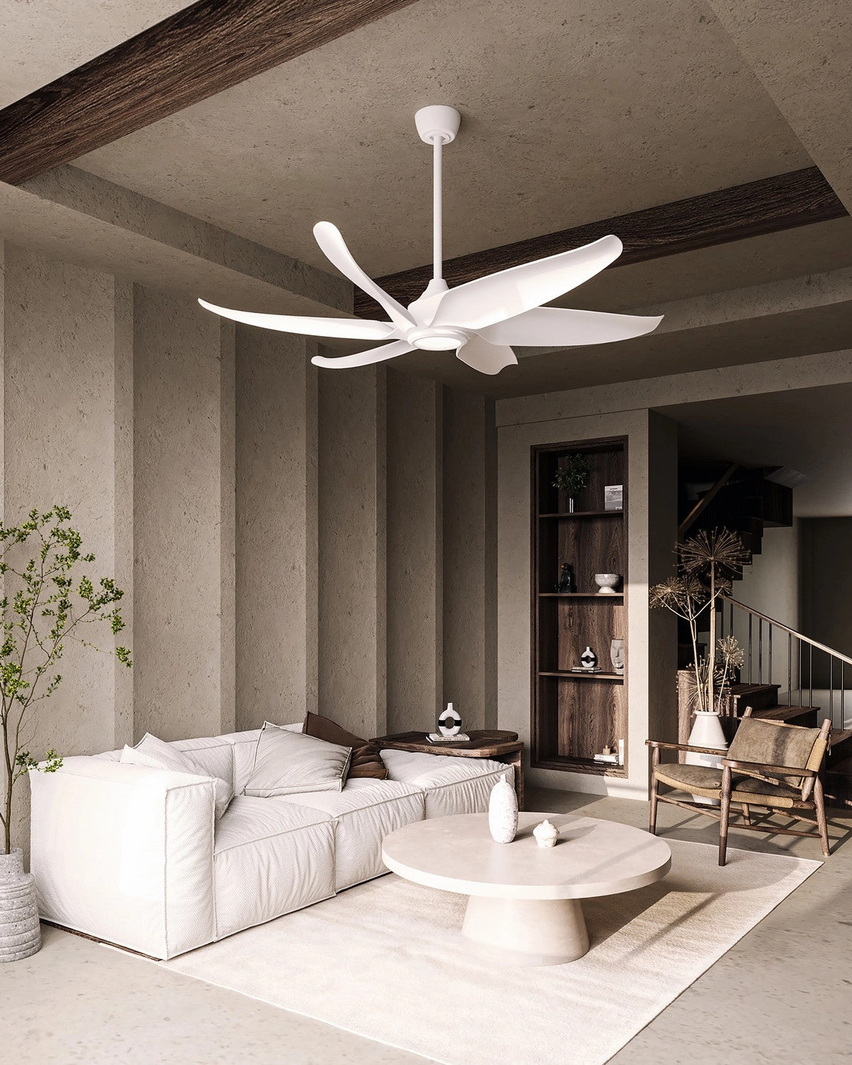Coronado 60"Ceiling Fan Matte White