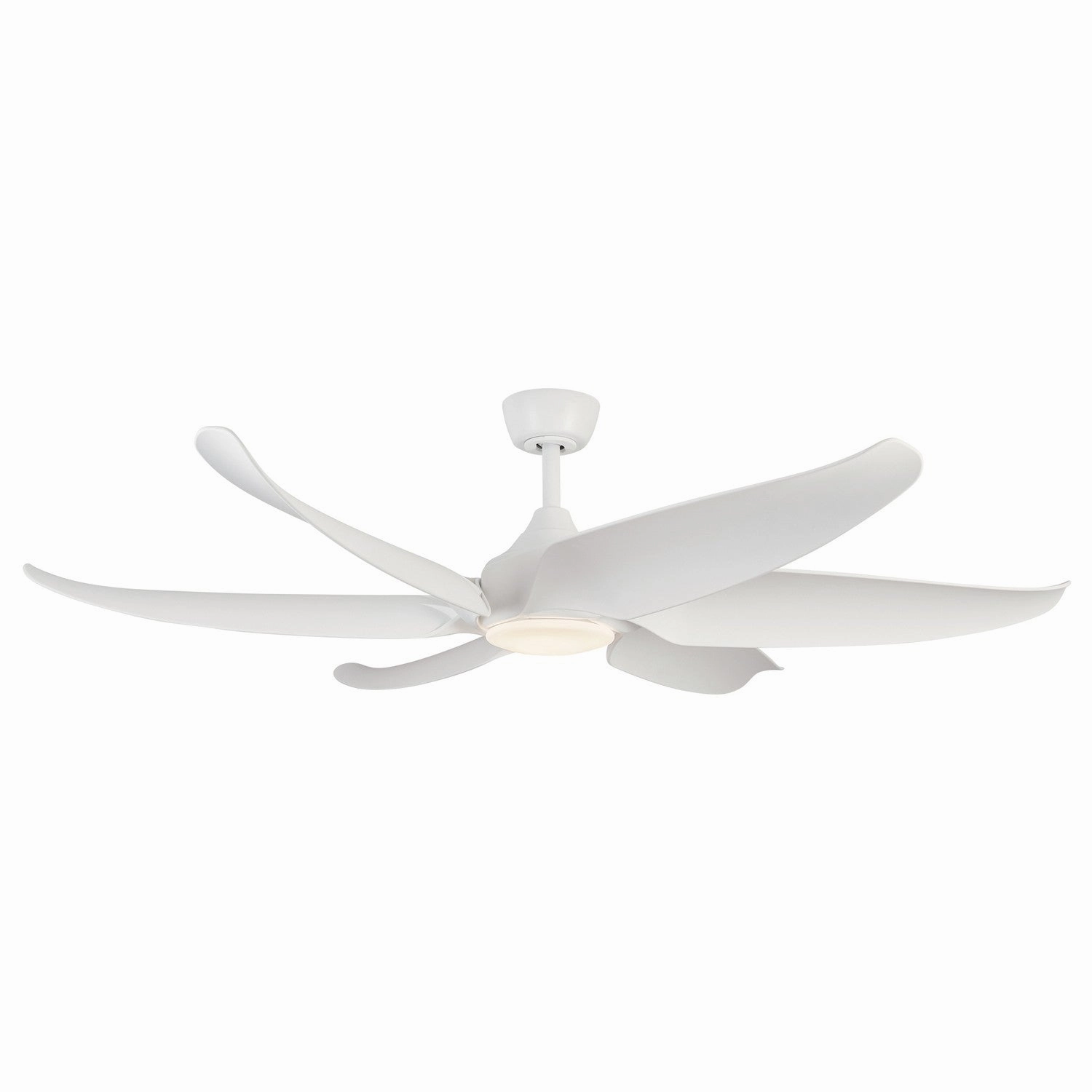 Coronado 60"Ceiling Fan Matte White quiet medium fans for living room use
