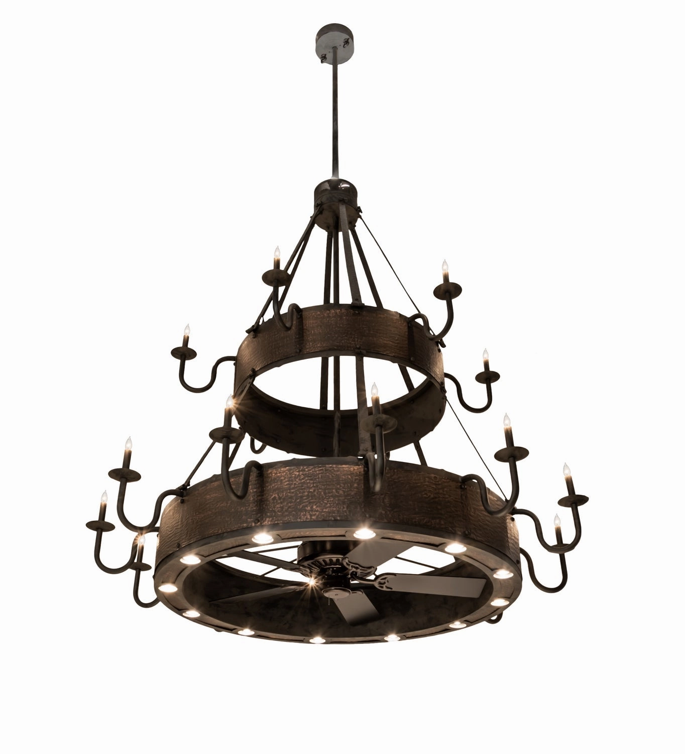 Costello 18 Light Chandel-Air decorative fandeliers with lights