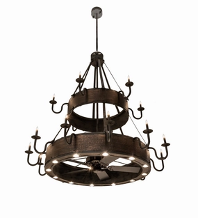 Costello 18 Light Chandel-Air decorative fandeliers with lights