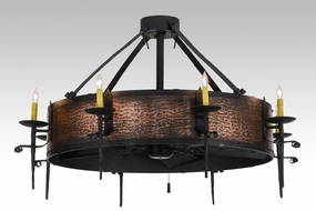 Costello Eight Light Chandel-Air decorative fandeliers with lights