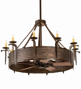 Costello Ten Light Chandel-Air decorative fandeliers with lights