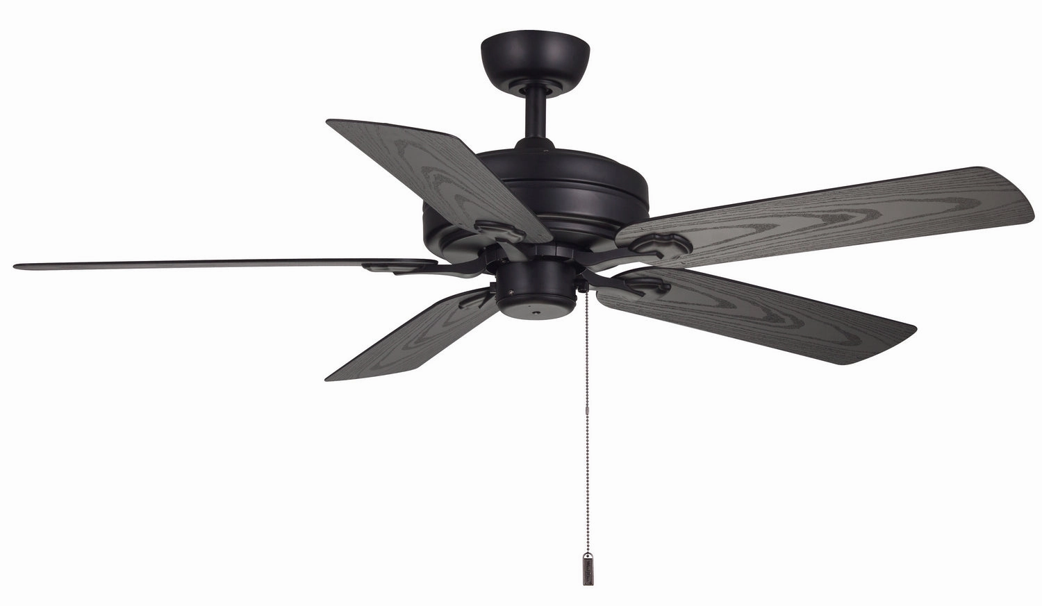 Courtyard 52"Ceiling Fan Matte Black home cooling fans in medium size