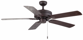 Courtyard 52"Ceiling Fan Textured Brown portable medium fans with handle design