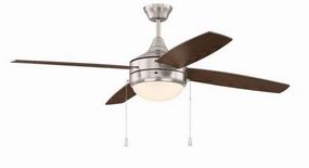 Craft Phaze Energy Star 4 Blade 52" Pull Chain DC Ceiling Fan with LED Light Ceiling fan with adjustable speed settings