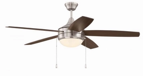 Craft Phaze Energy Star 5 Blade 52" Pull Chain DC Ceiling Fan with LED Light Ceiling fan with adjustable speed settings