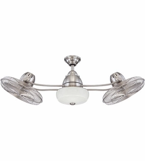 Craftmade Bellows II 48" I Rotating Ceiling Fan with LED and Wall and Remote Control adjustable indoor fans for cool airflow