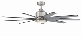 Craftmade Champion 60" Indoor/Outdoor DC Ceiling Fan with 28W LED and Remote Control Ceiling fan with adjustable speed settings