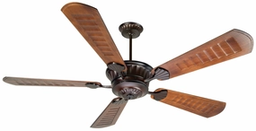 Craftmade DC Epic 70" Indoor/Outdoor DC Ceiling Fan with Remote Control in Oiled Bronze Ceiling fan with adjustable speed settings