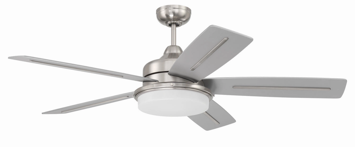 Craftmade Drew 54" Smart DC Ceiling Fan with 20W LED and Remote Control low-noise indoor fans for peaceful settings