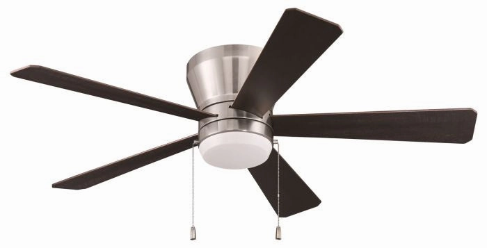 Craftmade Merit 52" Flushmount Pull Chain Ceiling Fan with 18W Dimmable LED Light