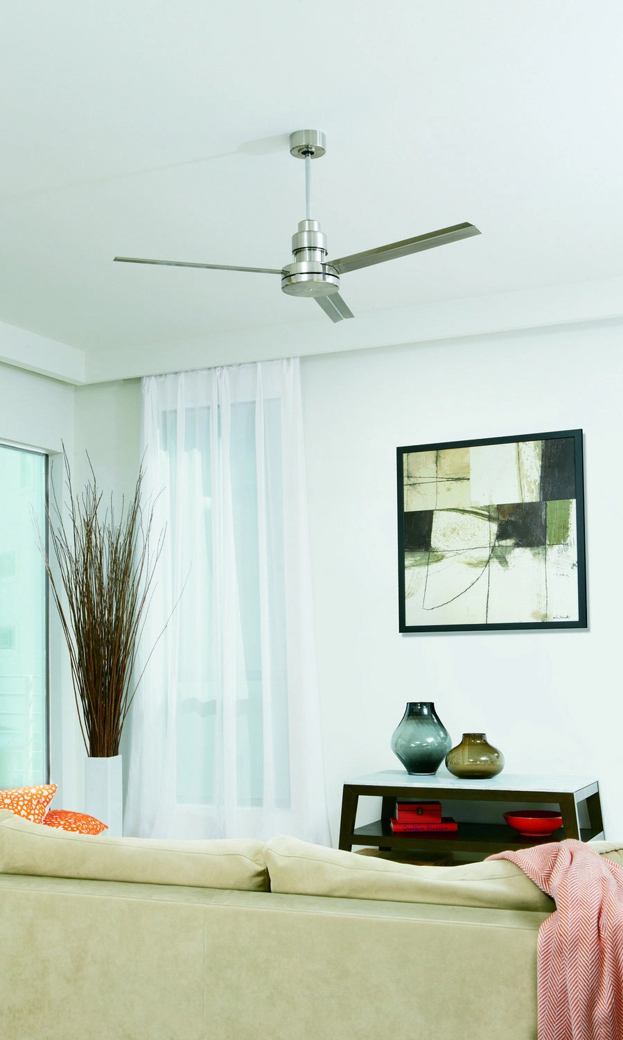 Craftmade Mondo 54" Indoor/Outdoor DC Ceiling Fan with Remote and Wall Control