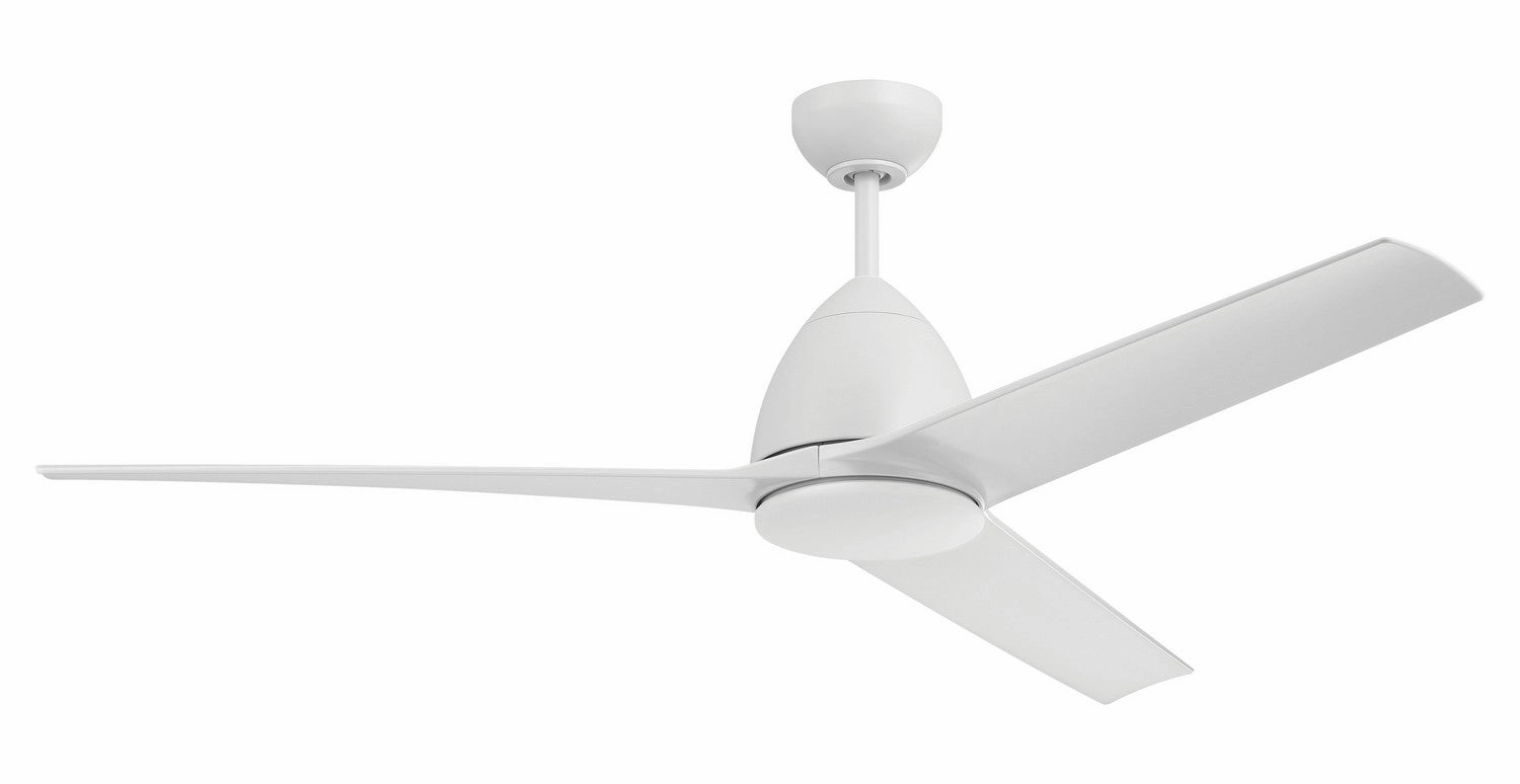 Craftmade Nitro 54" Outdoor Ceiling Fan with 22W LED and Wall plus Remote Control