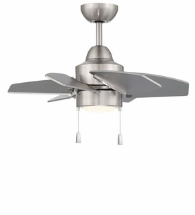 Craftmade Propel II 24" Indoor/Outdoor Pull Chain Ceiling Fan with 12W LED Ceiling fan with adjustable speed settings