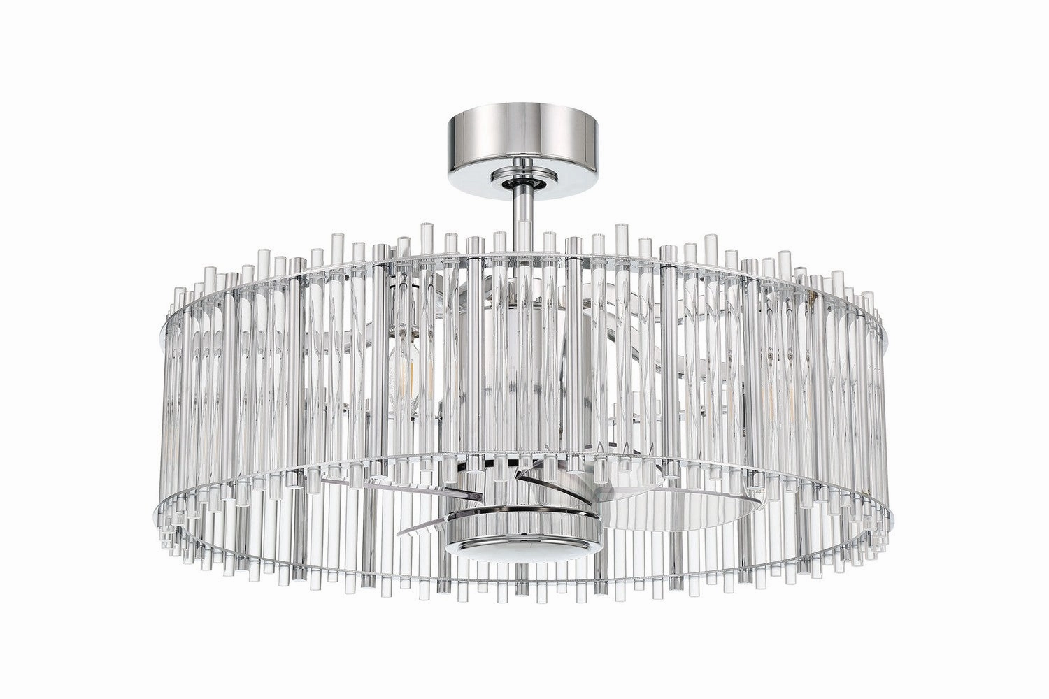 Craftmade Reveal Fandelier | Indoor Ceiling Fan with 20W Candelabra & Remote/WiFi Energy-efficient ceiling fan with remote