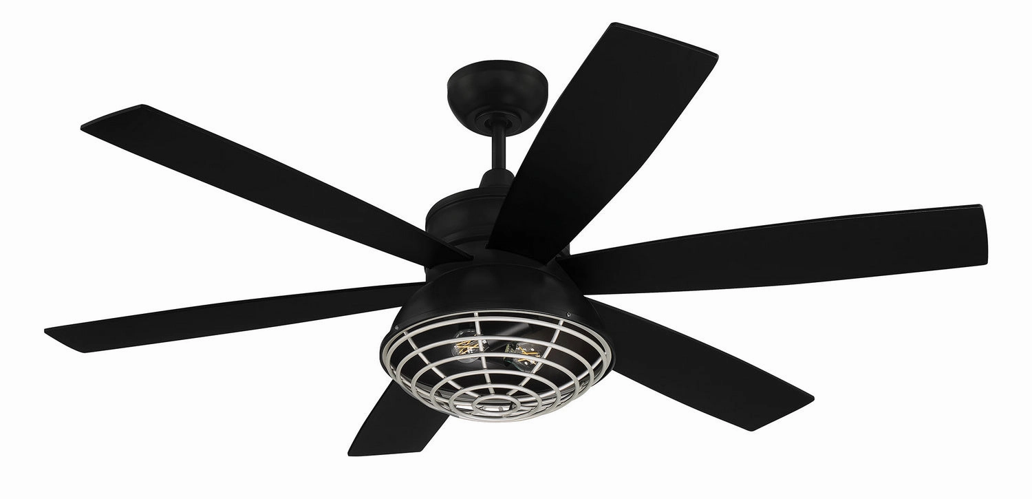 Craftmade Rugged 52" Smart Indoor/Outdoor Ceiling Fan with LED Light and Remote adjustable indoor fans for better cooling