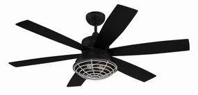 Craftmade Rugged 52" Smart Indoor/Outdoor Ceiling Fan with LED Light and Remote adjustable indoor fans for better cooling