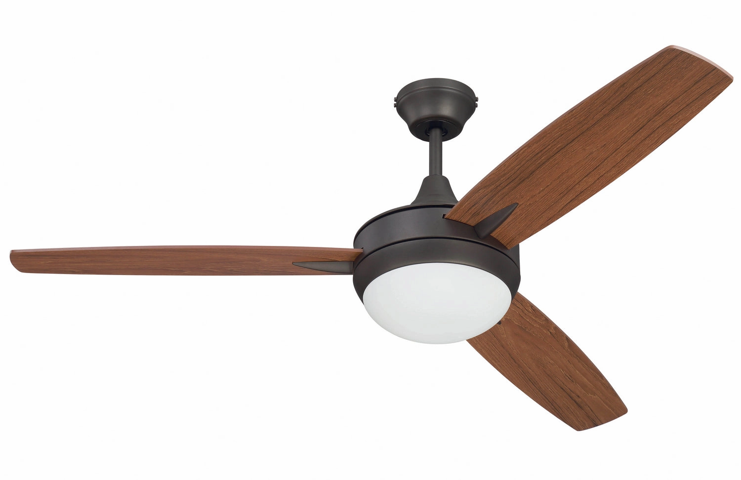 Craftmade Targas 52" Ceiling Fan with 22W LED Light and Wall Control