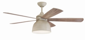 Craftmade Ventura 52" Indoor/Outdoor DC Ceiling Fan with 19W LED and Wall and Remote Ceiling fan with adjustable speed settings