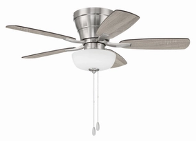 Craftmade Wheeler| Indoor Ceiling Fan with 18W A19 & Pull Chain powerful indoor fans for whole-room cooling