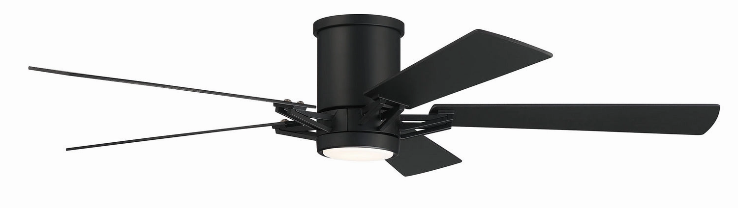 Craftmade Wyatt 52" Smart Indoor/Outdoor Flushmount DC Ceiling Fan with 18W LED and Remote Ceiling fan with adjustable speed settings