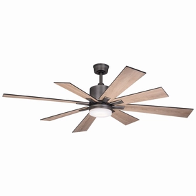 Crawford 60"Ceiling Fan Dark Nickel versatile medium fans for any space