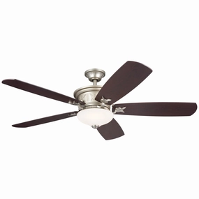 Crescent 56"Ceiling Fan Brushed Nickel versatile medium fans for any space