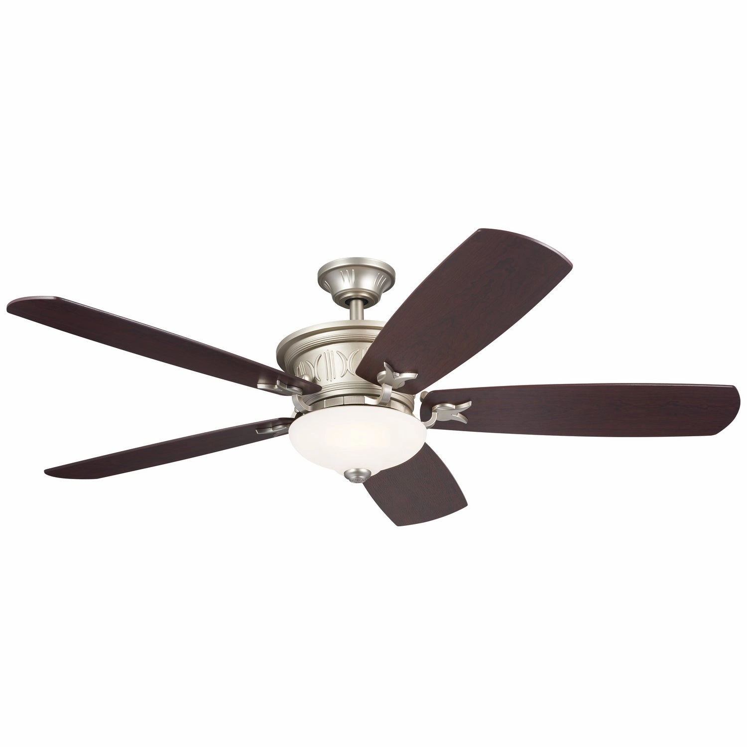 Crescent 56"Ceiling Fan Brushed Nickel versatile medium fans for any space